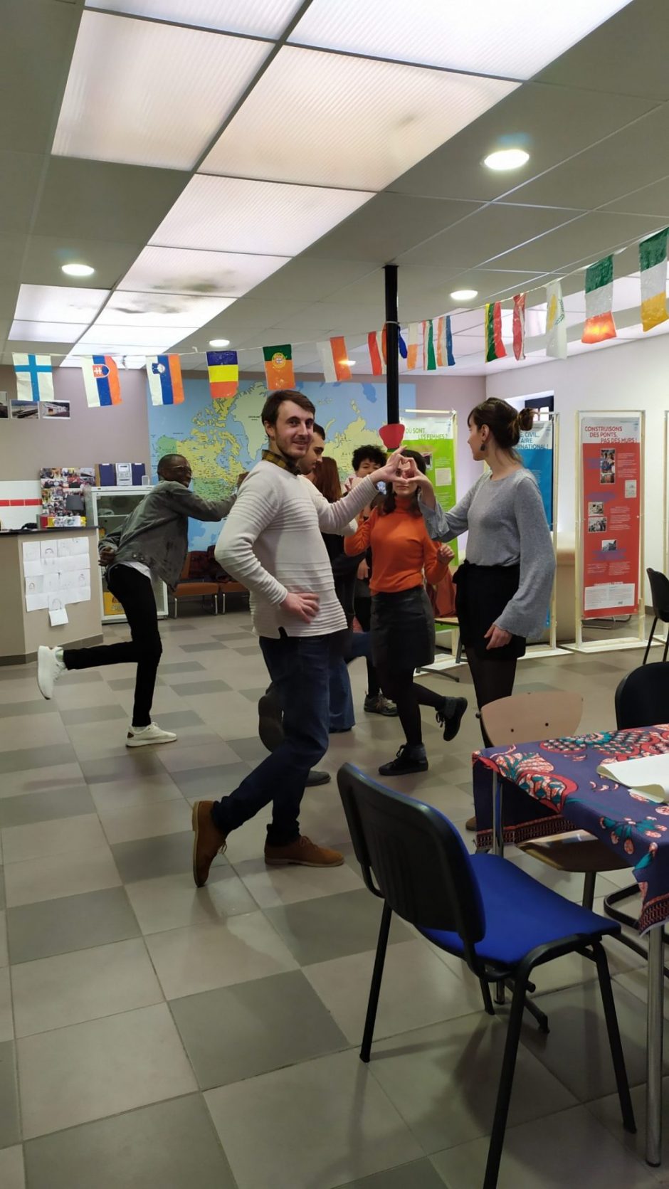 Dancing during "La rose des genres" in Lille, France, 2020